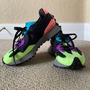 Neon New Balance 327 Mens 8/Womens 10